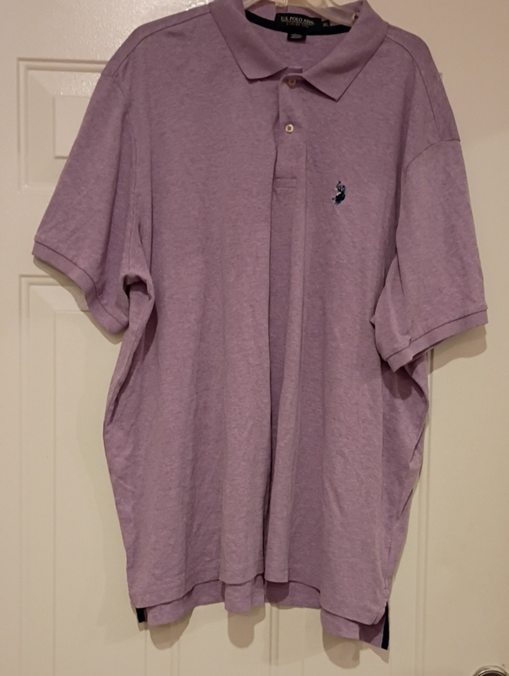 U.S. Polo Assn. Men’s Lavender Short-Sleeve Polo